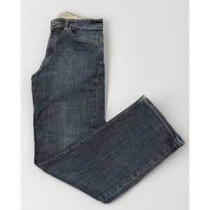 Volcom Men's Jeans Size 28 Blue Denim Stretch Straight Leg